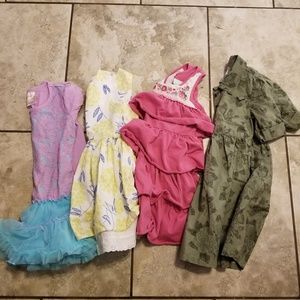 Girl's 4T Bundle of Dresses